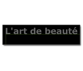 L'art de beauté